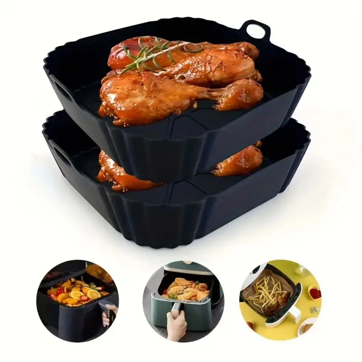 Reusable Air Fryer Silicone Po - огляд і ціна Air Fryer Silicone Pot Liner