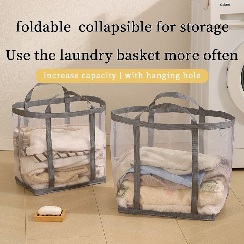 Mesh Laundry Basket Nylon With - огляд і ціна Laundry