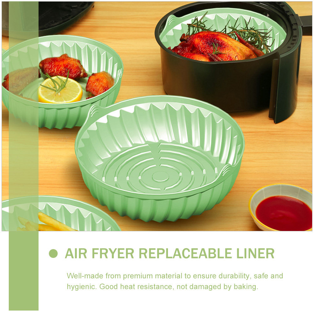 Round Silicone Air Fryer Bakin - огляд і ціна Air Fryer Silicone Pot Liner