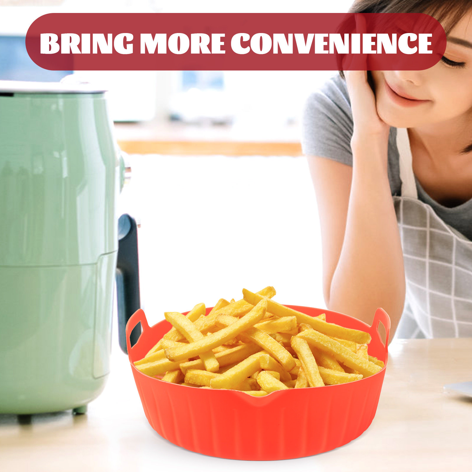 Air Fryer Silicone Pot Round N - огляд і ціна Air Fryer Silicone Pot Liner