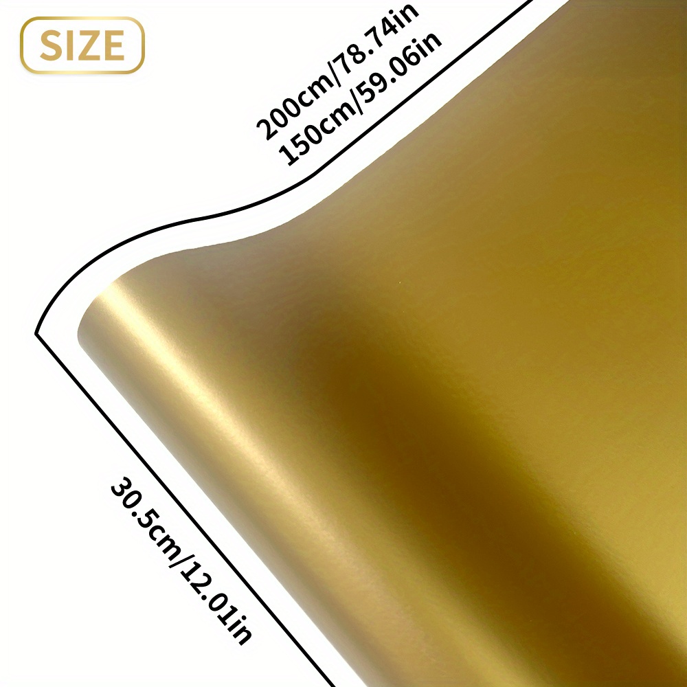 1Roll Matte Gold Vinyl Roll Pe - огляд і ціна Home Appliances